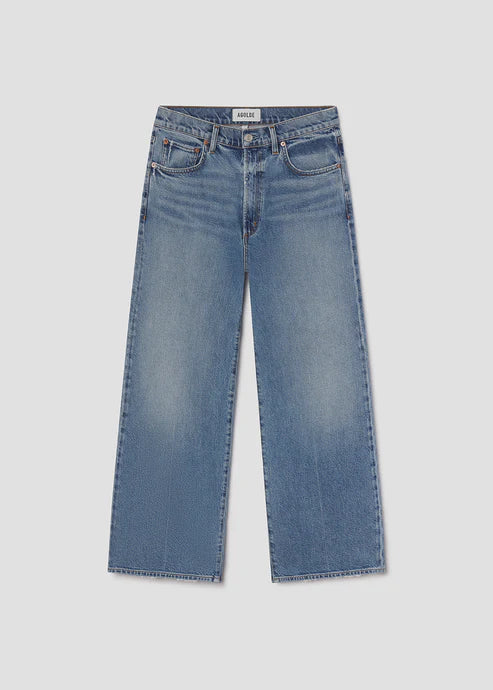 AGOLDE Harper Crop Jeans in Kindle Blue - Image 6