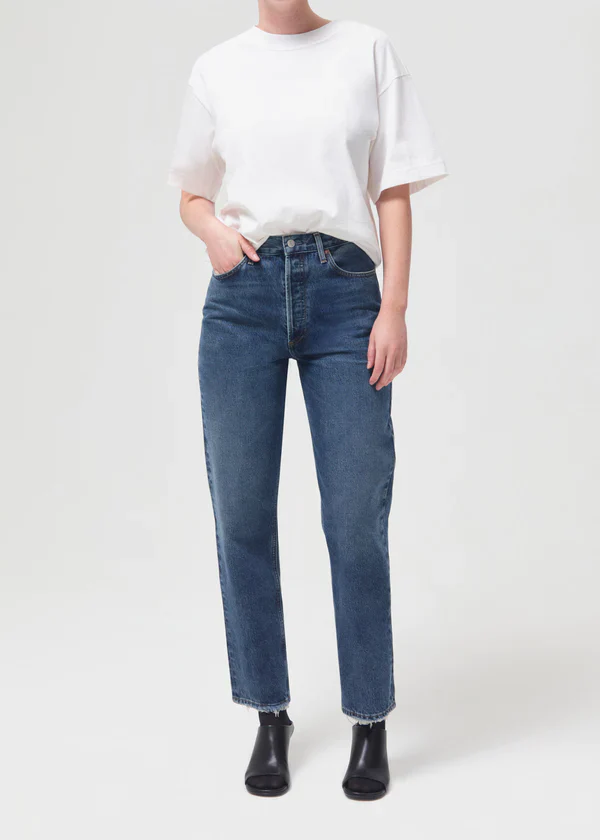 AGOLDE Pinch Waist Jeans in Range Blue