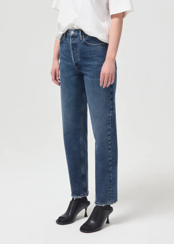 AGOLDE Pinch Waist Jeans in Range Blue - Image 4