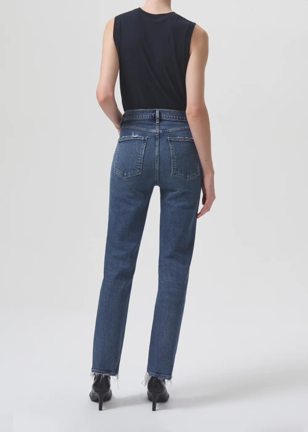 AGOLDE Stovepipe Jeans in Captivate Blue - Image 4