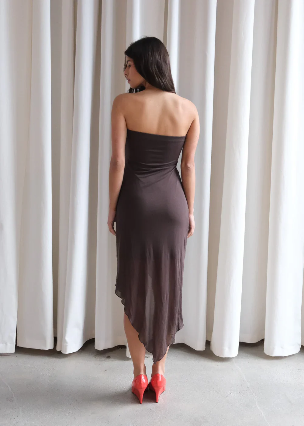 Alma Tube Dress in Ash - Image 2