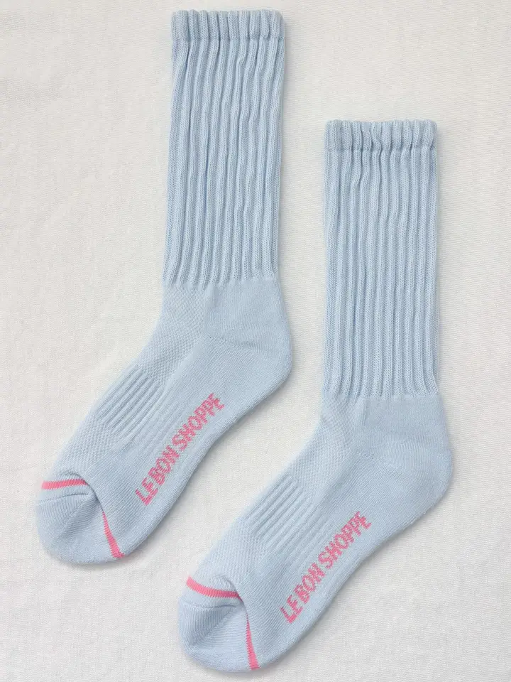 Ballet Socks in Baby Blue