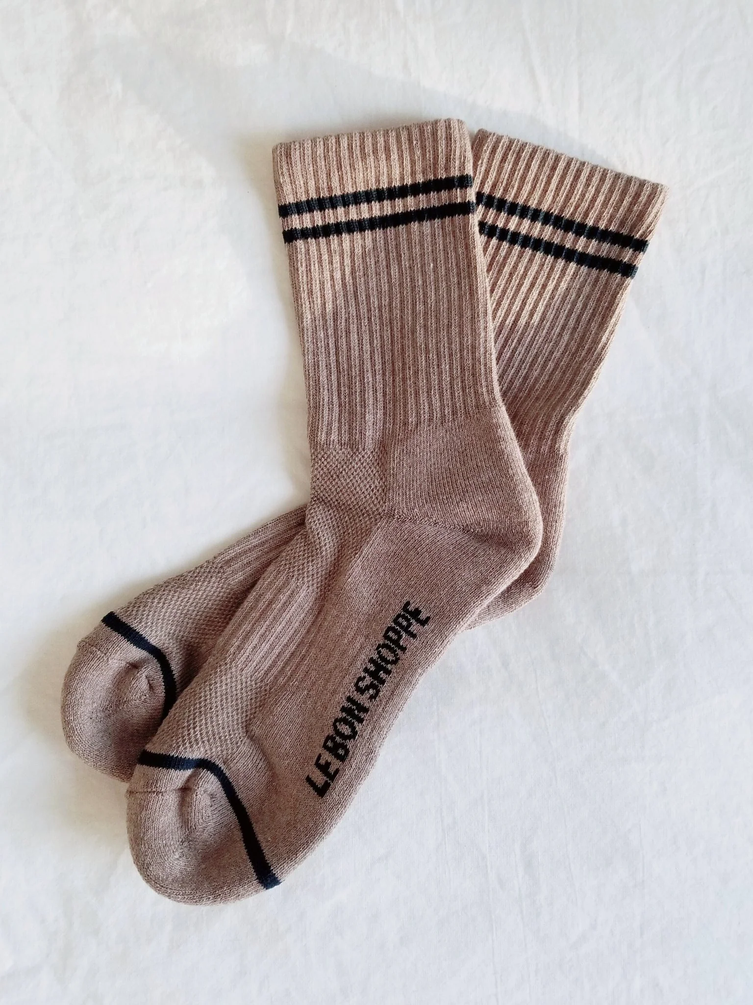 Striped Socks in Cocoa