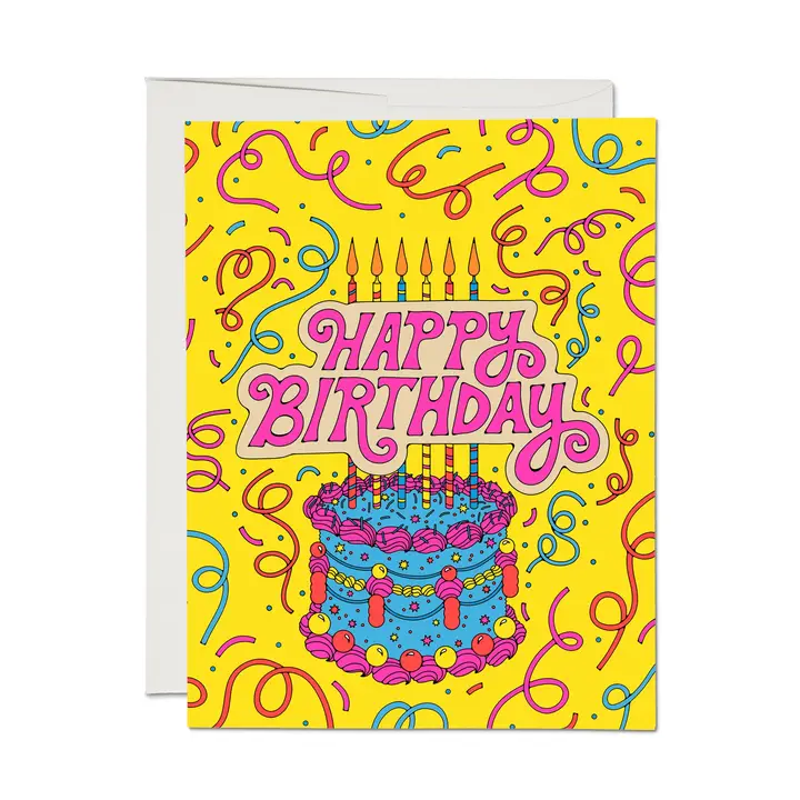 Cake and Confetti Greeting Card - Image 2