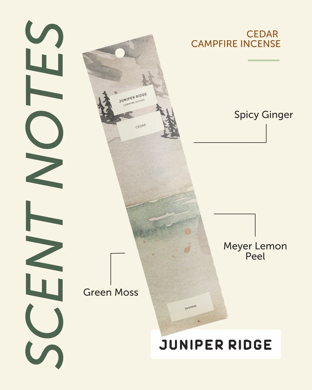 CEDAR CAMPFIRE INCENSE - Image 3