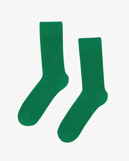 Classic Organic Socks in Kelly Green