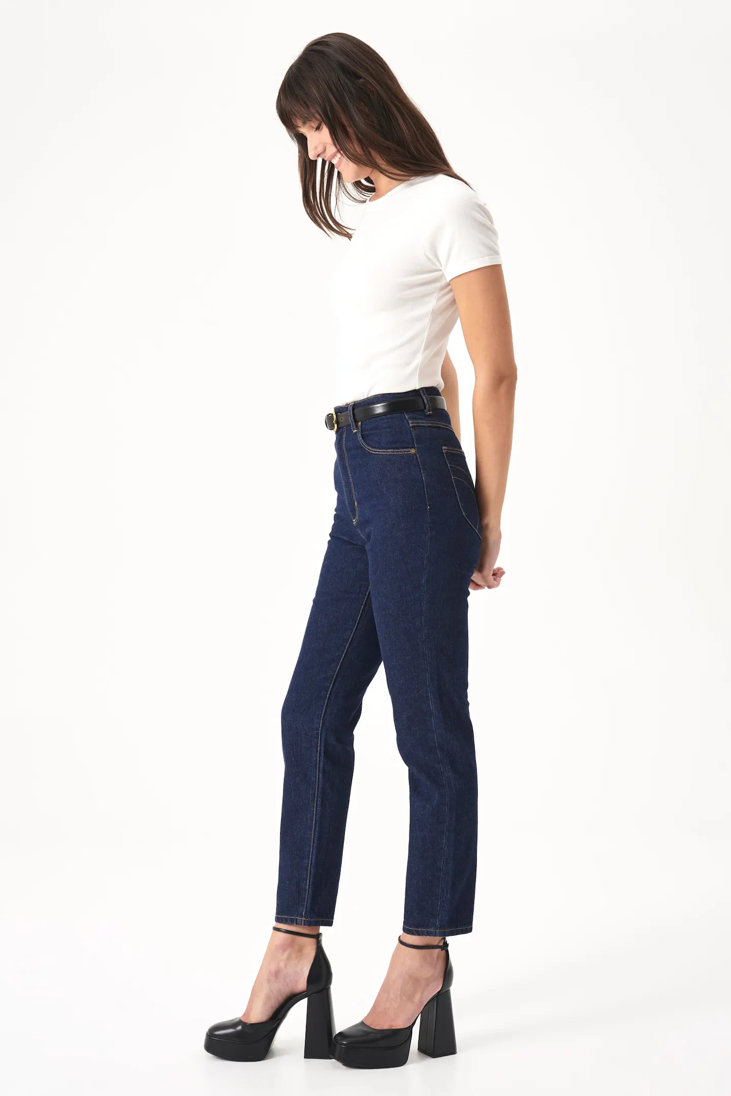 Dusters in Comfort Rinse Dark Blue - Image 4