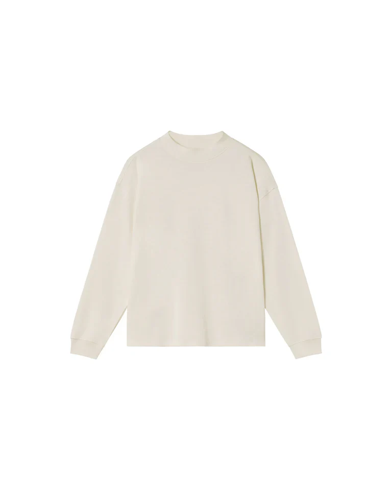 Freire Hemp Long Sleeve in Snow White - Image 2