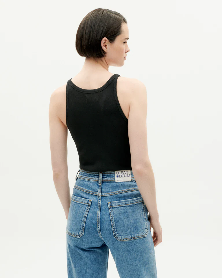 Harriet Tank in Black - Image 3