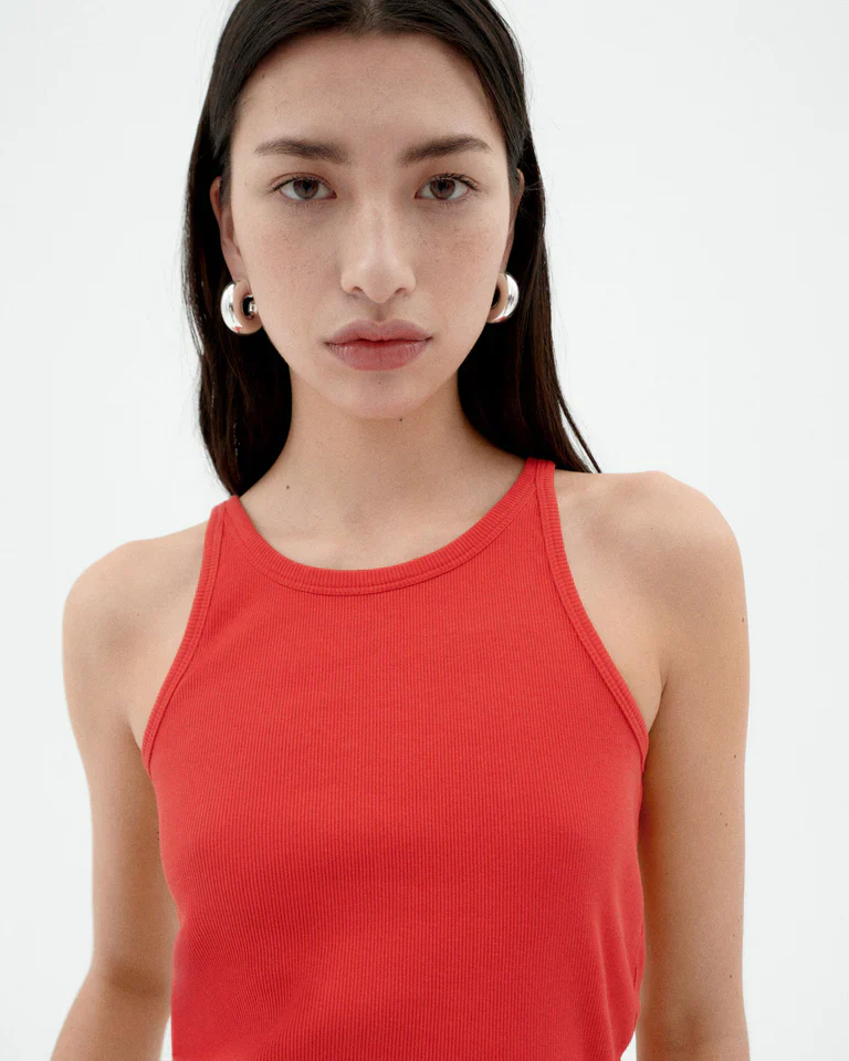 Harriet Tank in Fiery Red