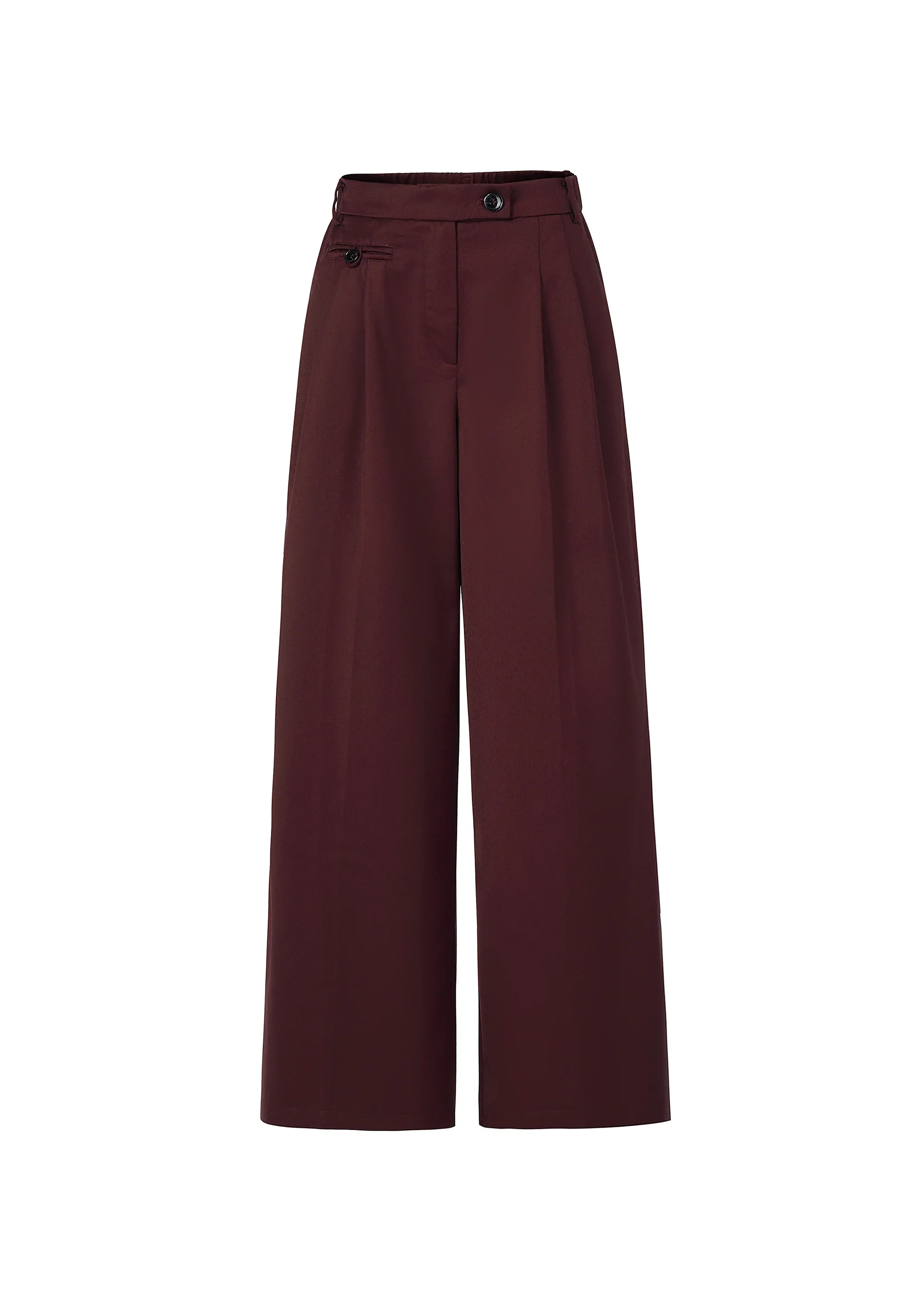 Hibiscus Pants in Bordeaux