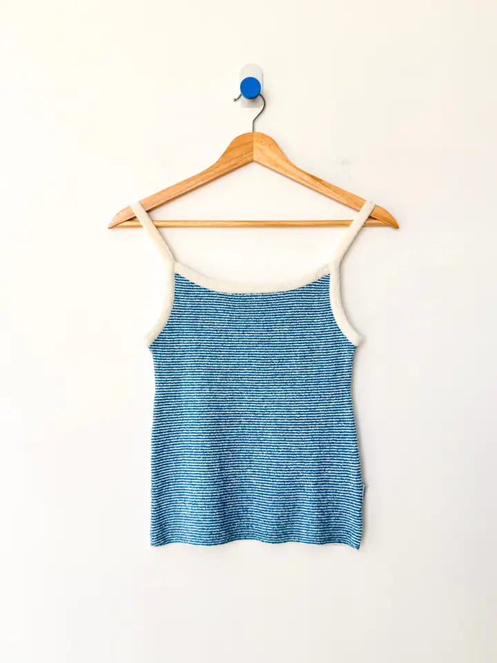Lily Sweater Cami in Blue Stripe