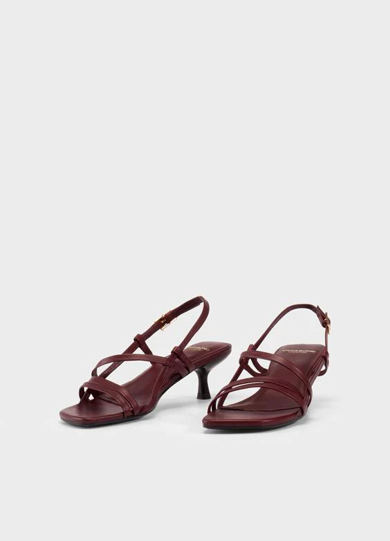 Jonna Sandals in Dark Red - Image 3
