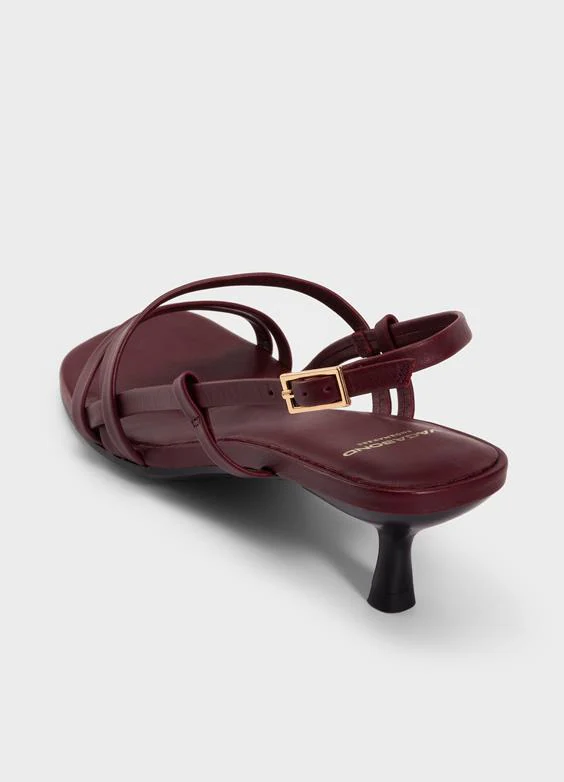 Jonna Sandals in Dark Red - Image 4