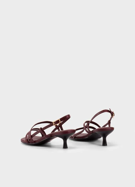 Jonna Sandals in Dark Red - Image 6