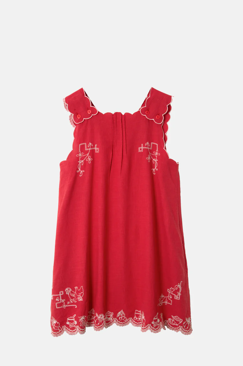 Natalina Mini Dress in Red