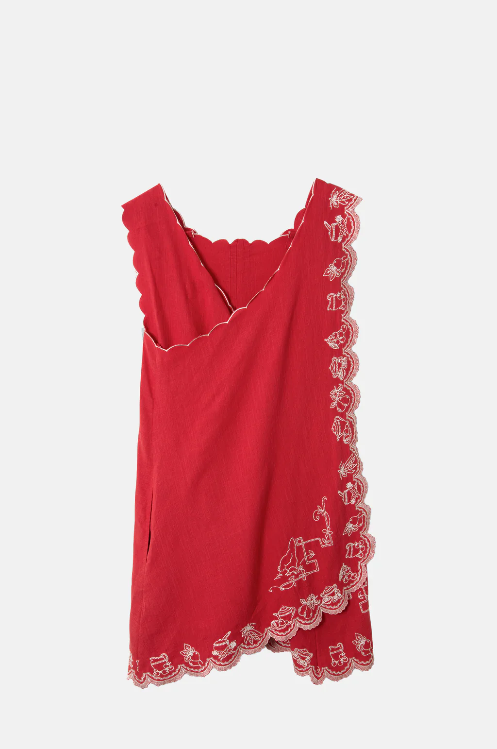 Natalina Mini Dress in Red - Image 2