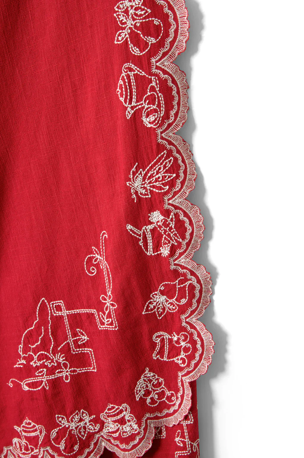 Natalina Mini Dress in Red - Image 4