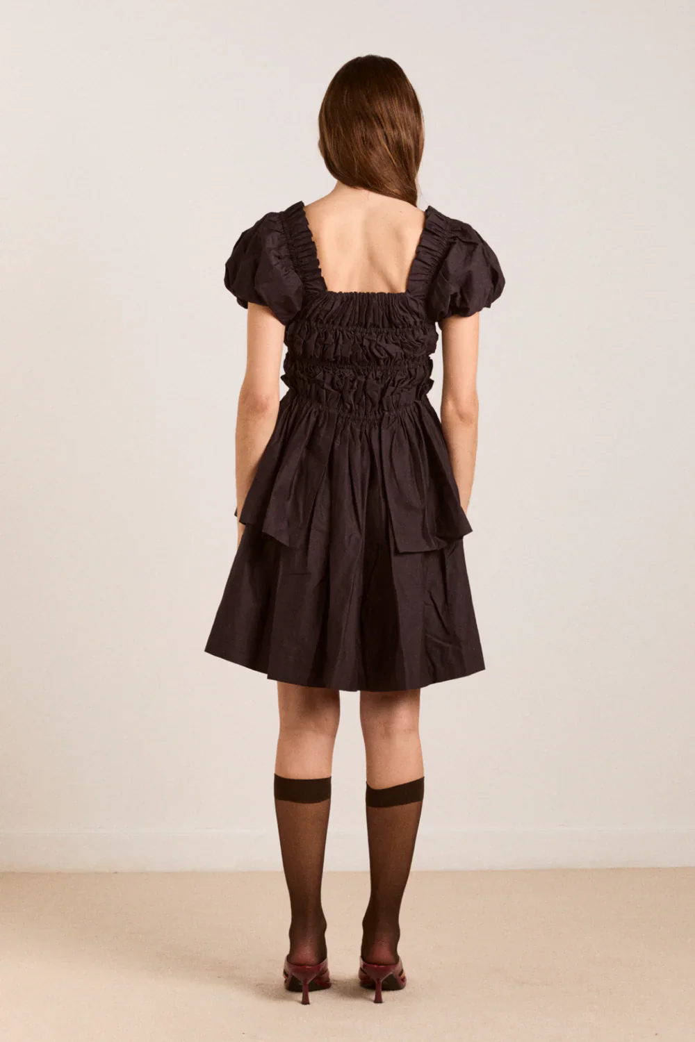 Lyza Mini Dress - Black - Image 5