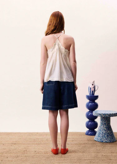 Melobosis Top in Creme - Image 3