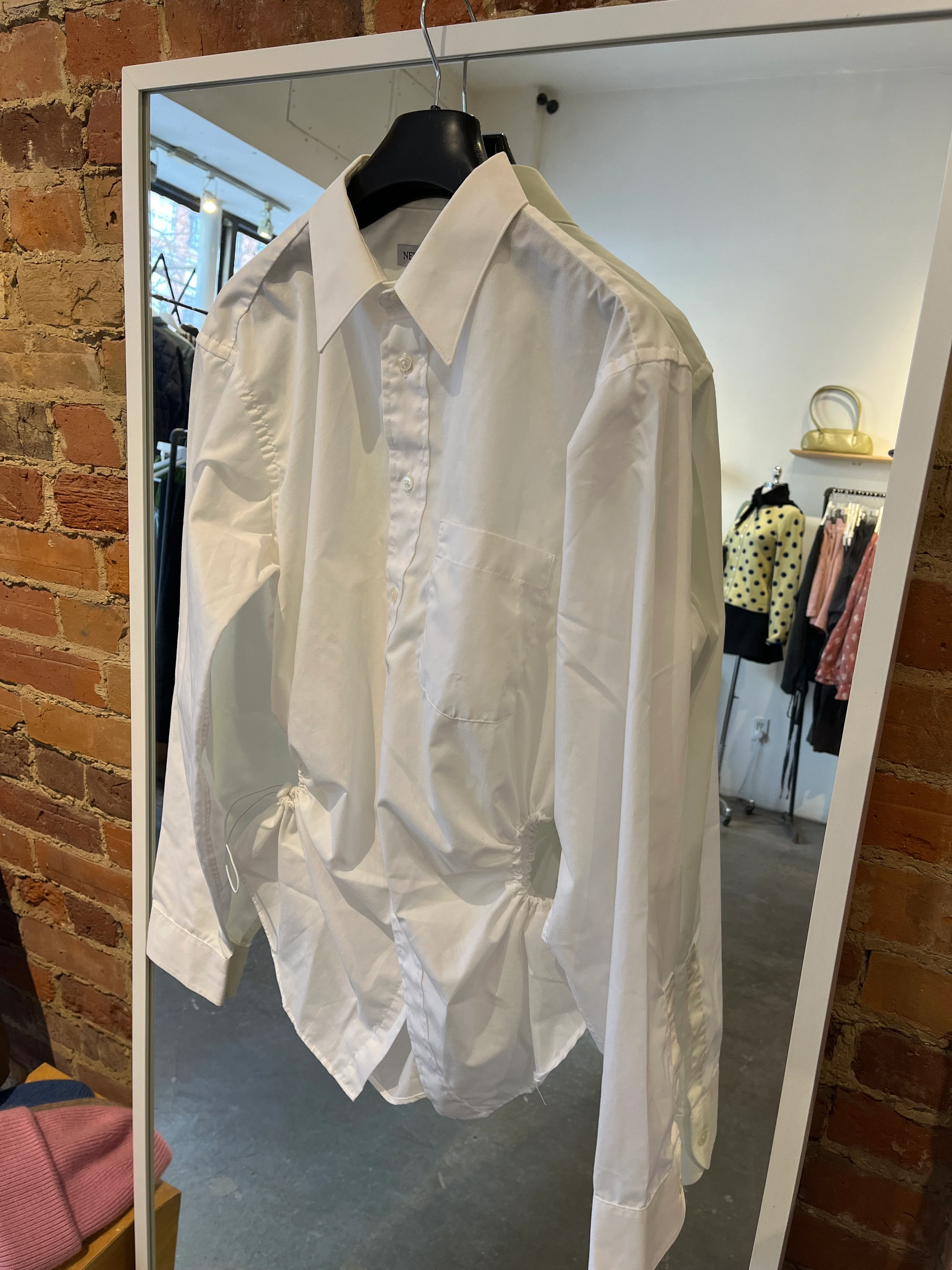 Nena Hansen Bungee Shirt in White M/L