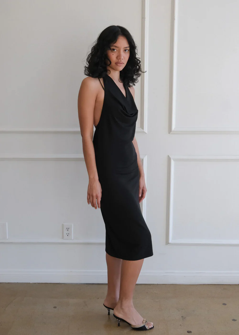 Sill Dress in Black - Image 3