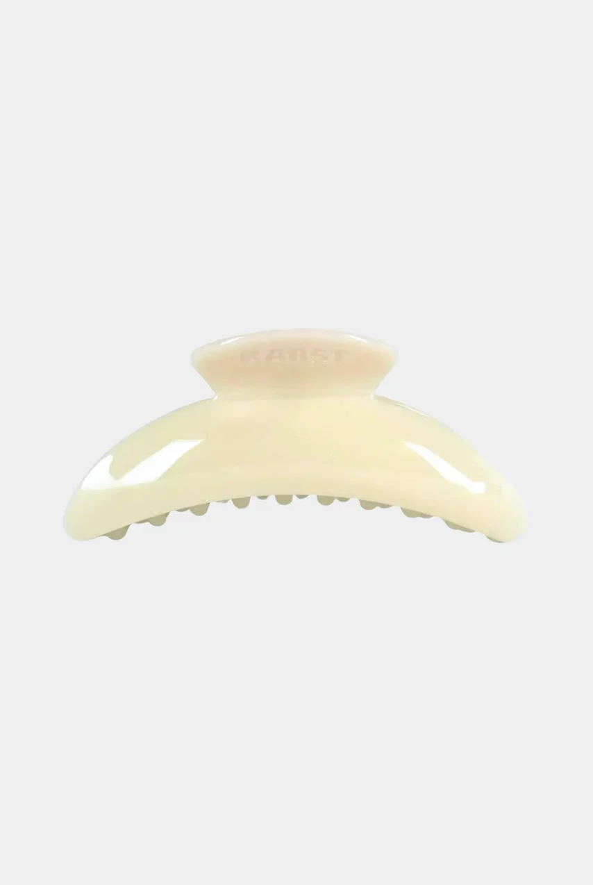 Slim Hair Claw Clip in Buttermilk