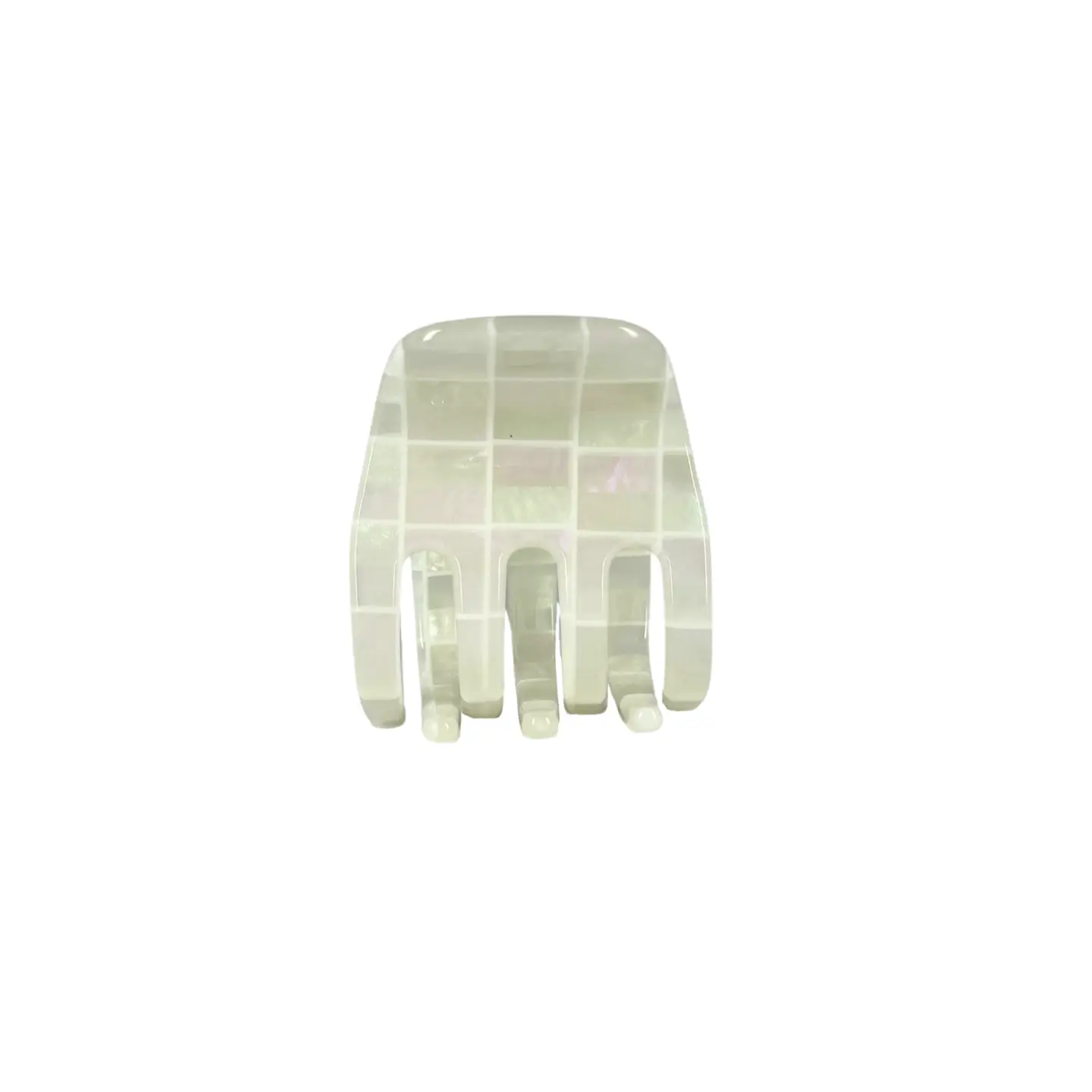Small Claw Hair Clip in Starlight Tile