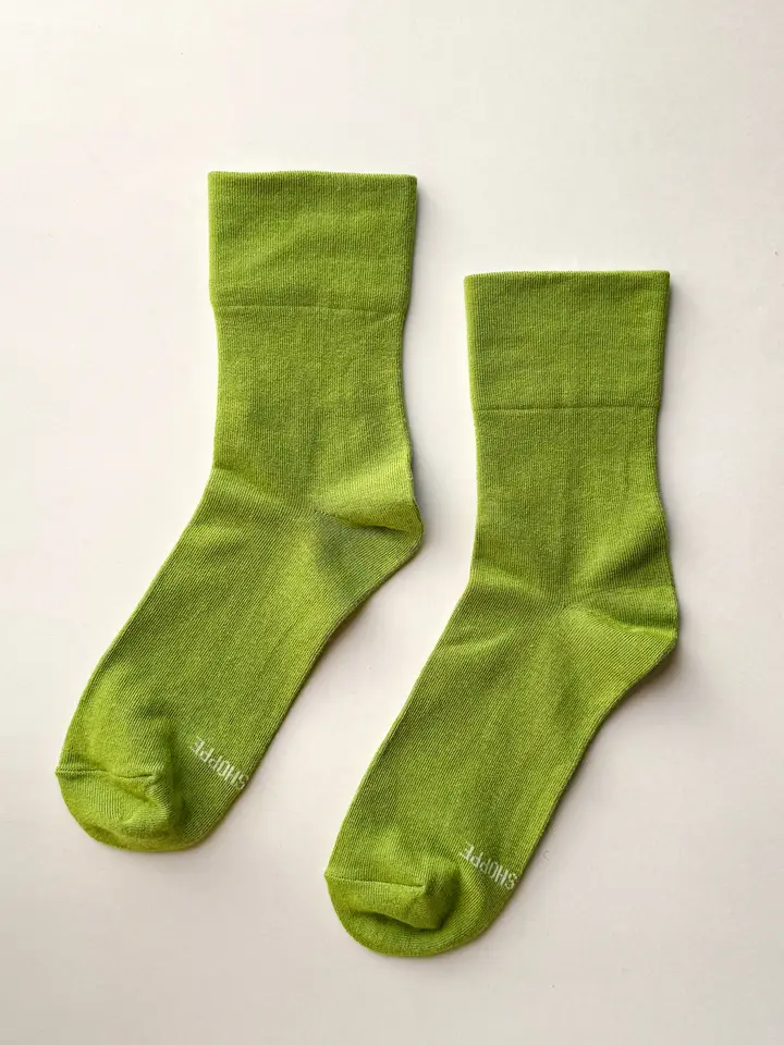 Sneaker Socks in Matcha