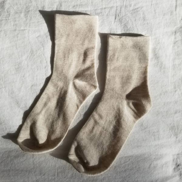Sneaker Socks in Oatmeal