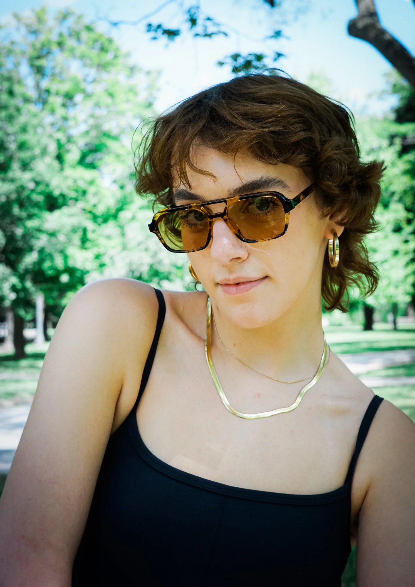 Tomorrowland Sunglasses in Honey Turtle - Image 2