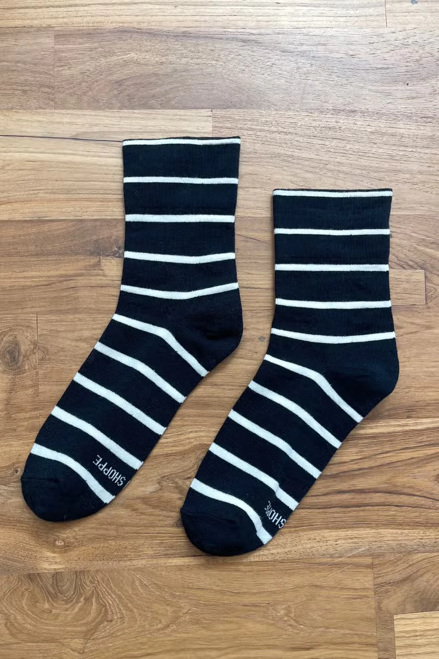 Wally Socks in Black Socks