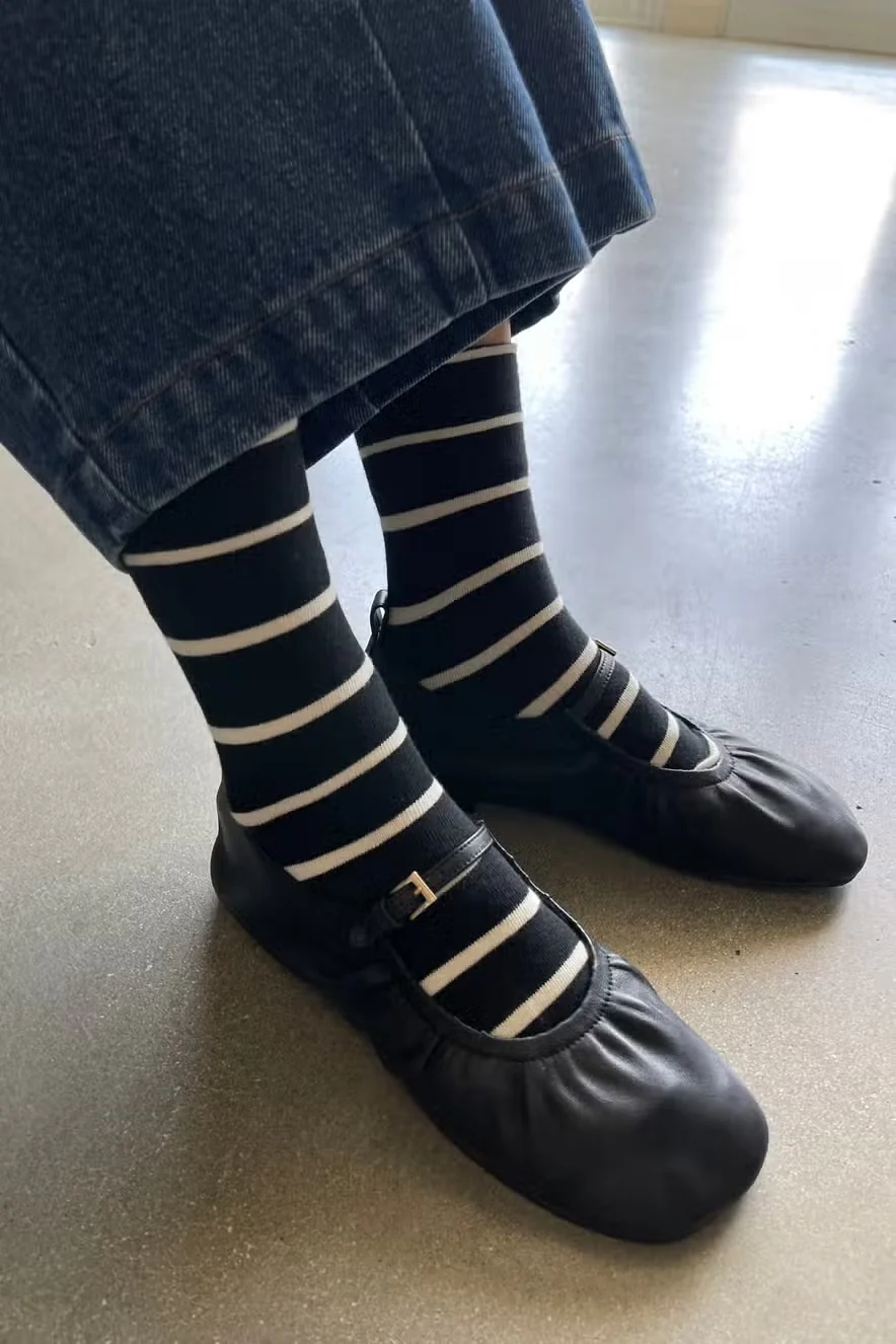 Wally Socks in Black Socks - Image 3
