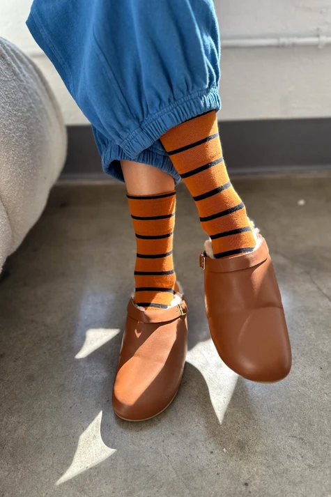 Wally Socks in Camel - Image 3